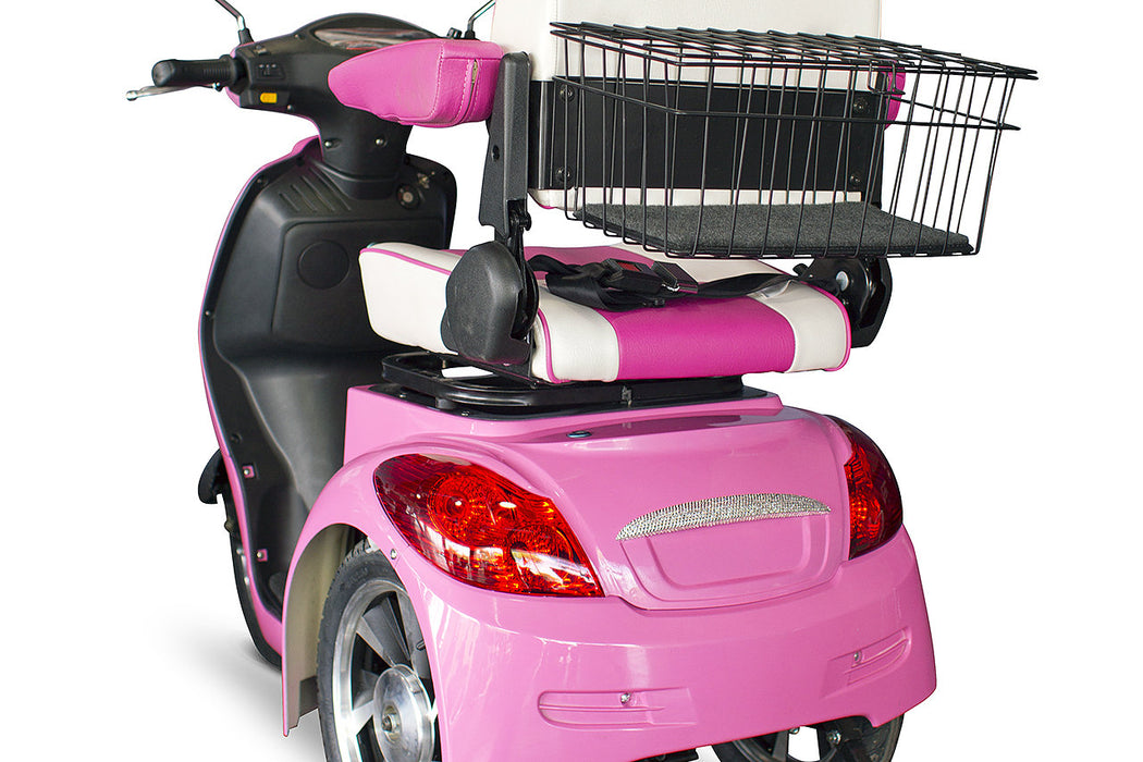 eWheels-80 Pretty in Pink Electric 3 Wheel Mobility Scooter