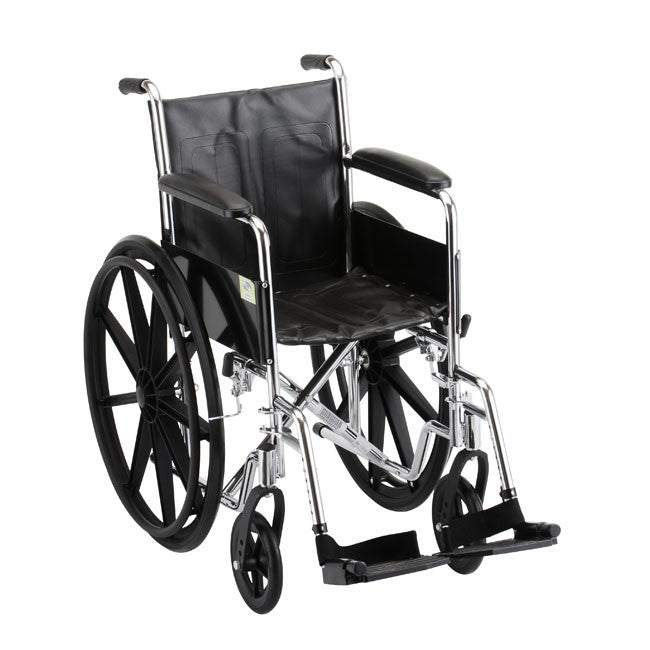Nova Fixed Arms Steel Wheelchair